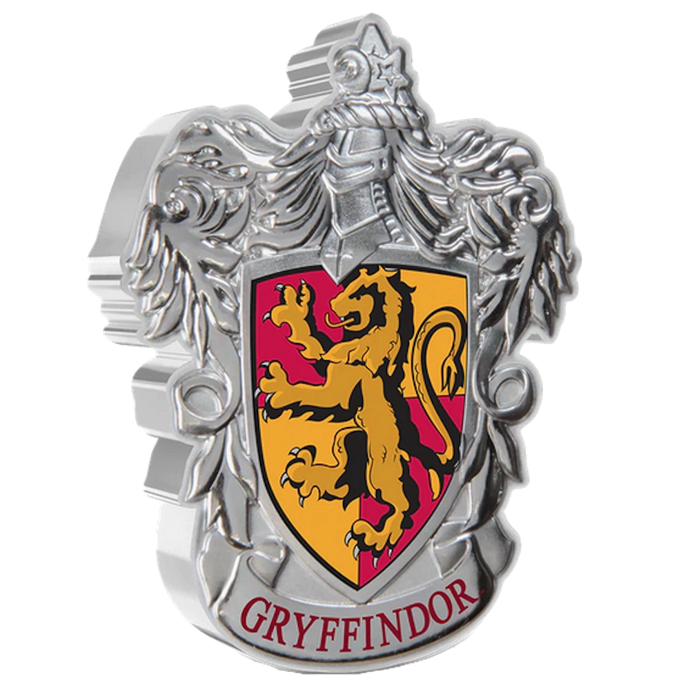 Harry Potter - Gryffindor Crest 1 oz Silver