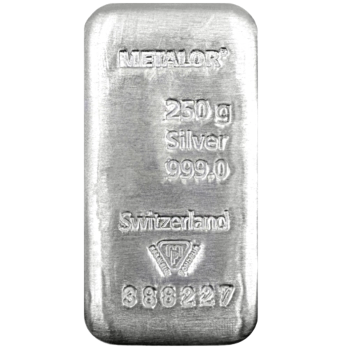 250g Silver bar VAT Included