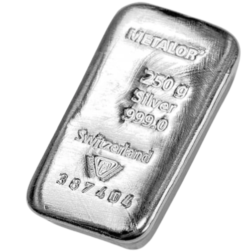 250g Silver bar VAT Included