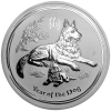 Australian Lunar 1/2oz Silver Year of the Dog 2018
