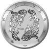 Zodiac Series : Pisces 1 Oz Silver
