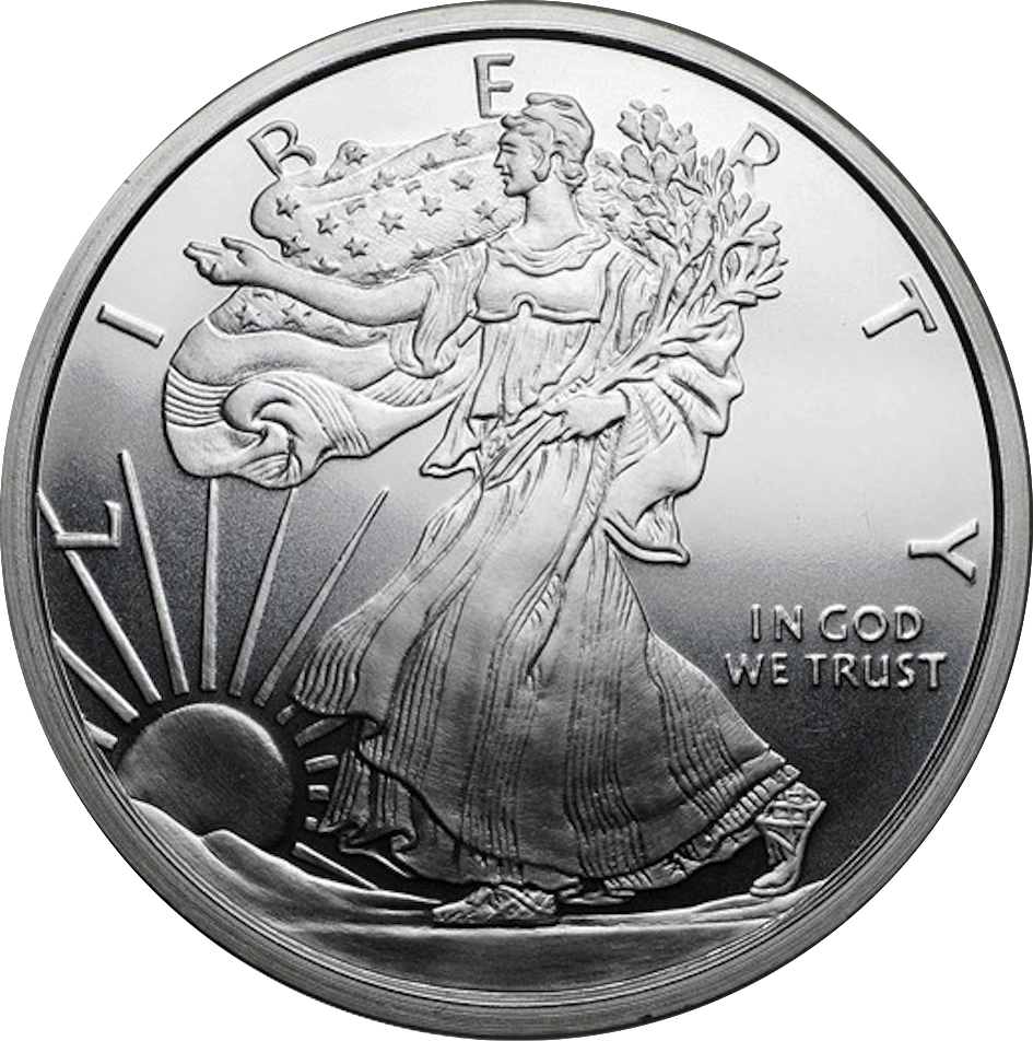 Walking Liberty 2 ounces