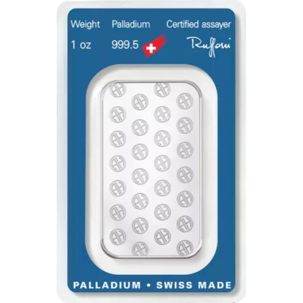 Ingot 1 Ounce Palladium