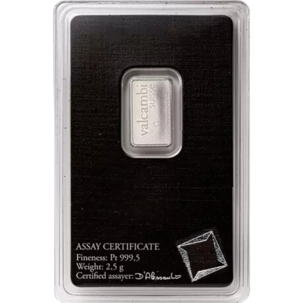 2.5g platinum ingot