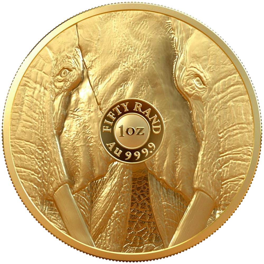 Big 5 : Elephant 1 Ounce Gold