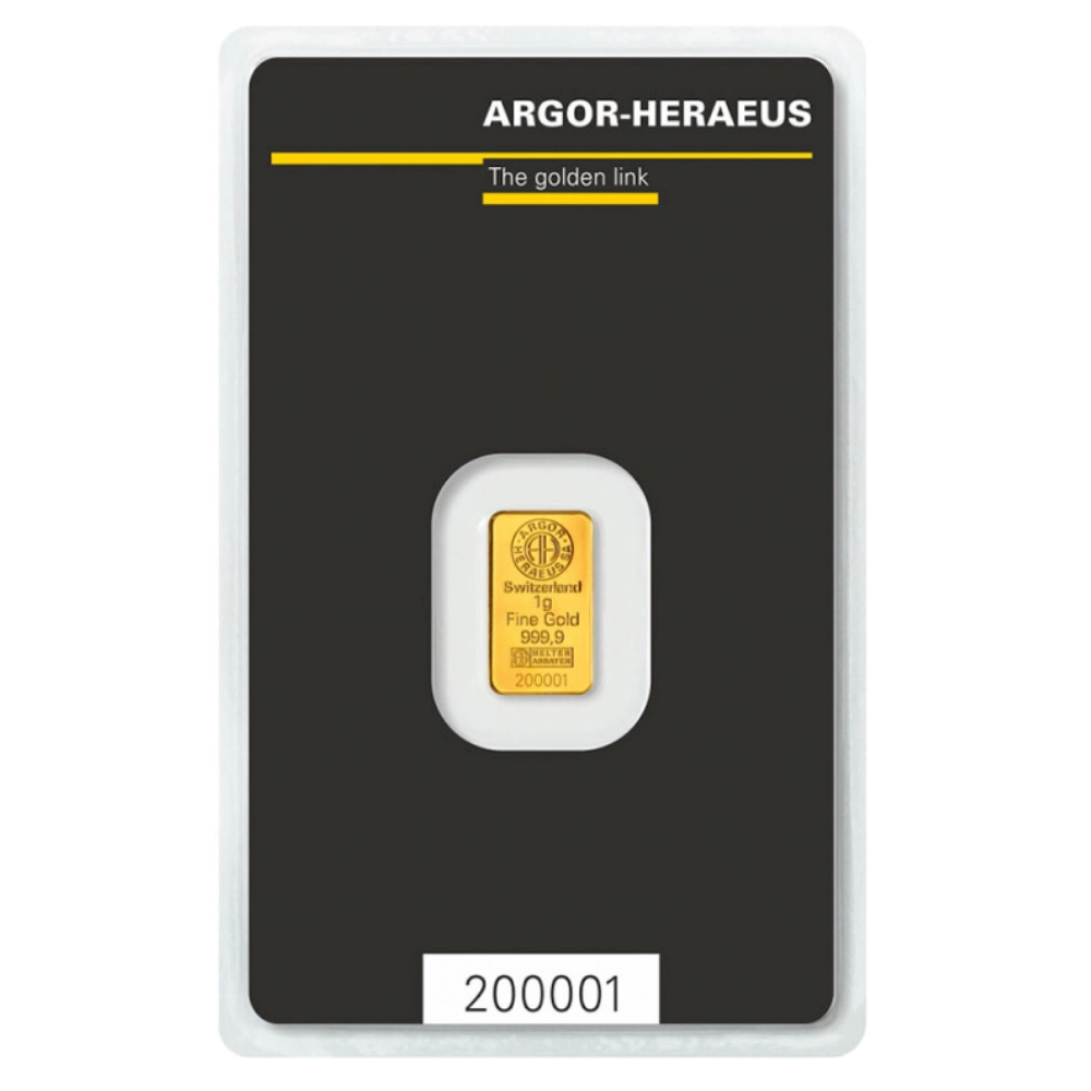 1g Gold Bar
