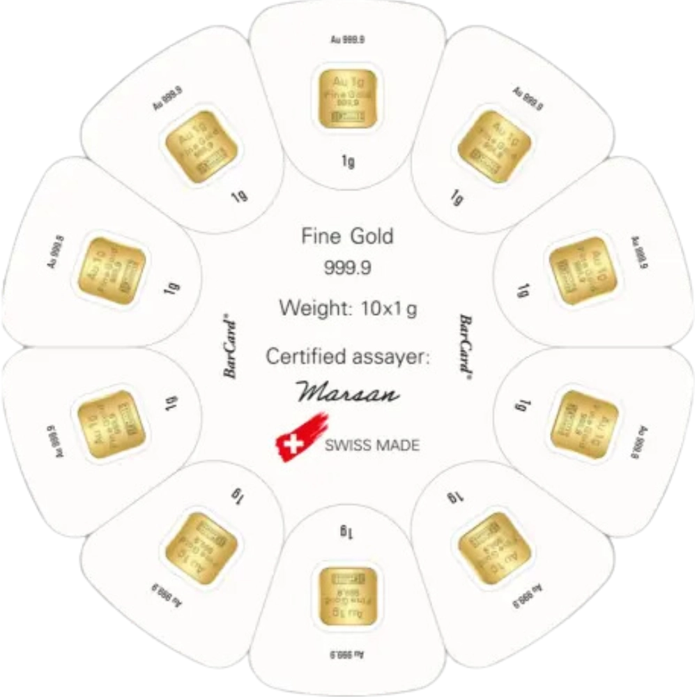 Combibar 10g Gold