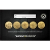 Set 5 coins 20 Francs Gold