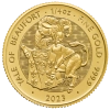 Royal Tudor Beasts : Yale de Beaufort 2023 1/4 once Or