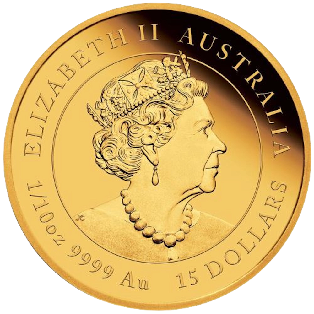 Australian Lunar Tiger 1/10 Oz Gold