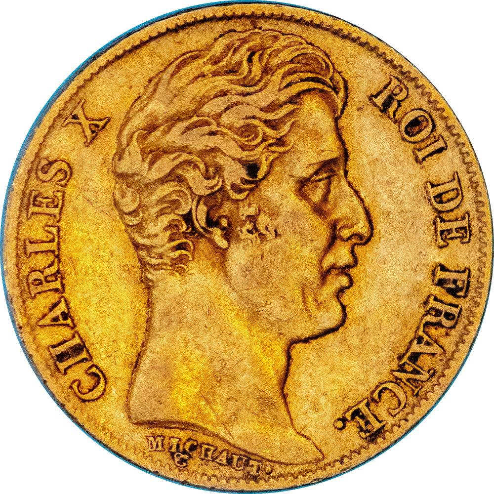 Restauration 20 francs Charles X 1827 Paris
