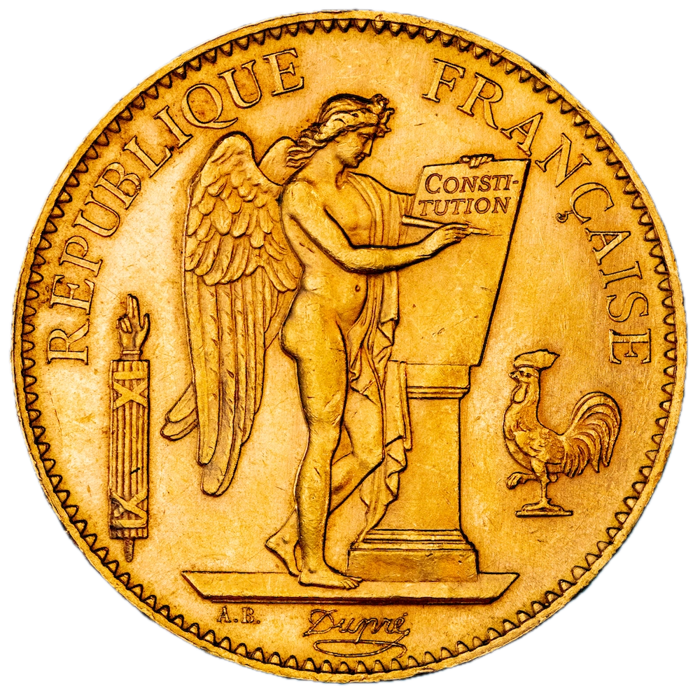 Third Republic 100 francs genie 1904 Paris