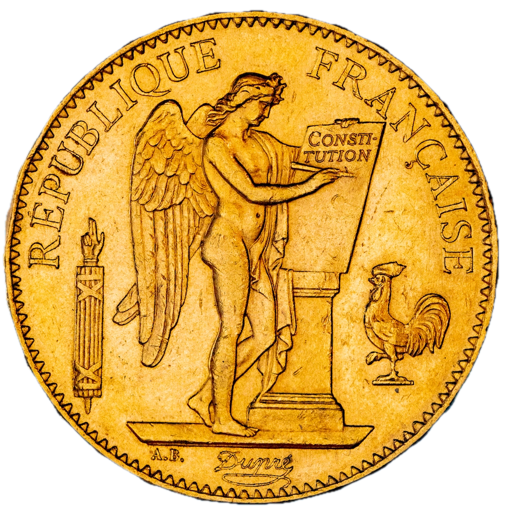 Coin : III ème-République-100 Francs Génie 1879 paris