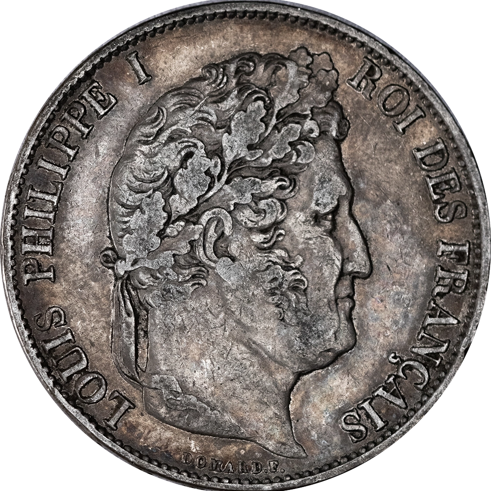 Restauration - 5 Francs Louis-Philippe 1844 Strasbourg