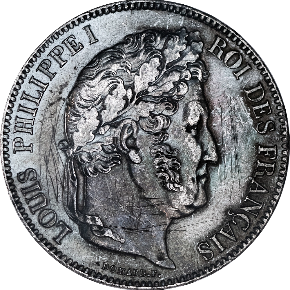 Constitutional Monarchy - 5 Francs Louis-Philippe 1833 Rouen