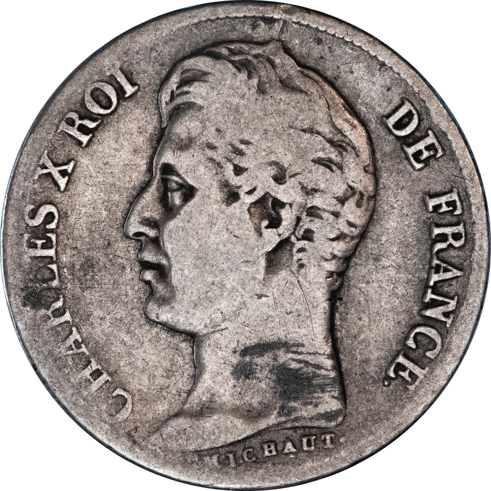 Pièce de monnaie : Charles X-1 Franc 1828 Paris