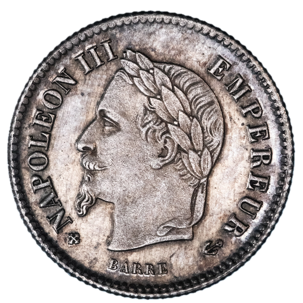Second Empire 20 cent Napoleon The Third 1867 Strasbourg