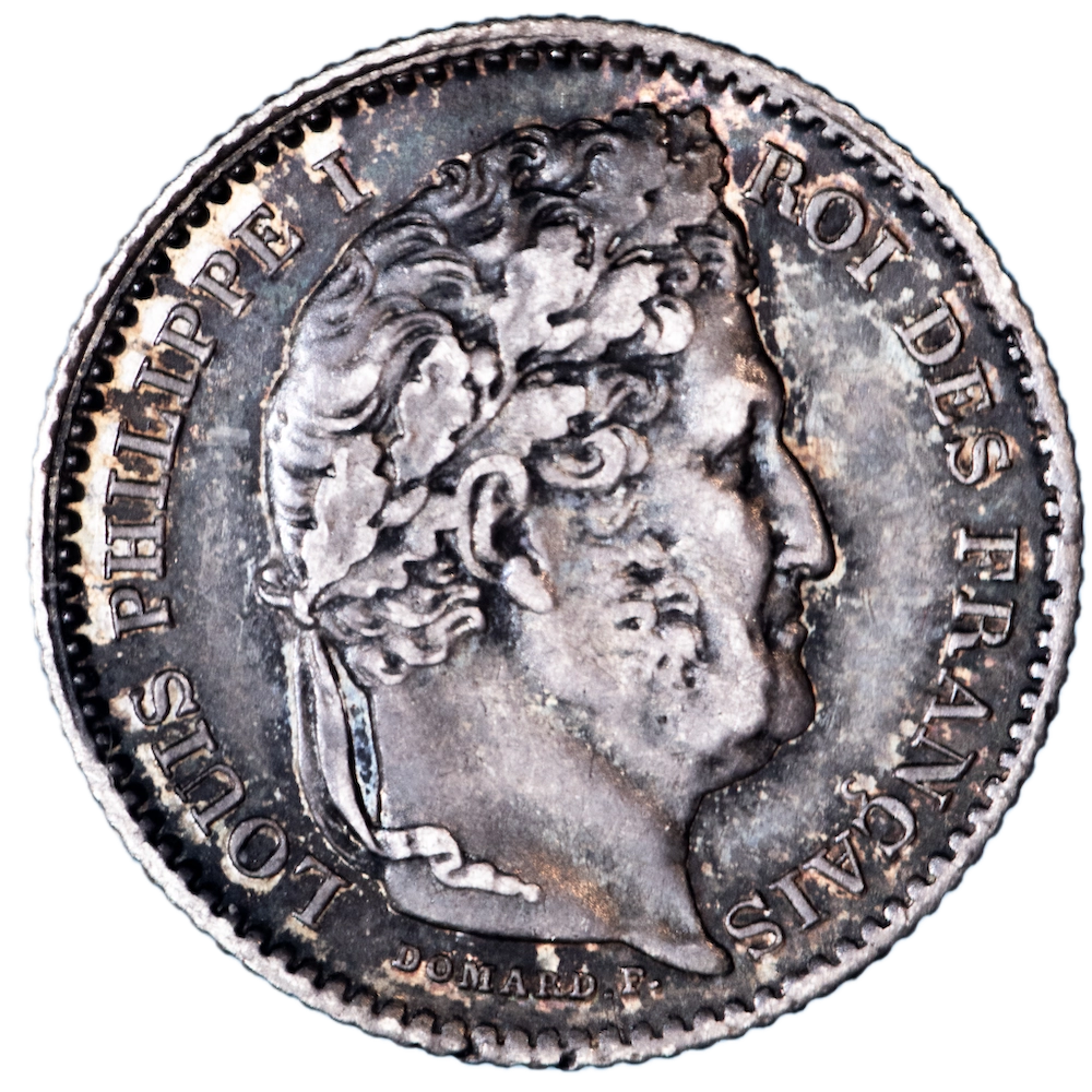 Restored Monarchy 25 cents Louis Philippe 1846 Paris