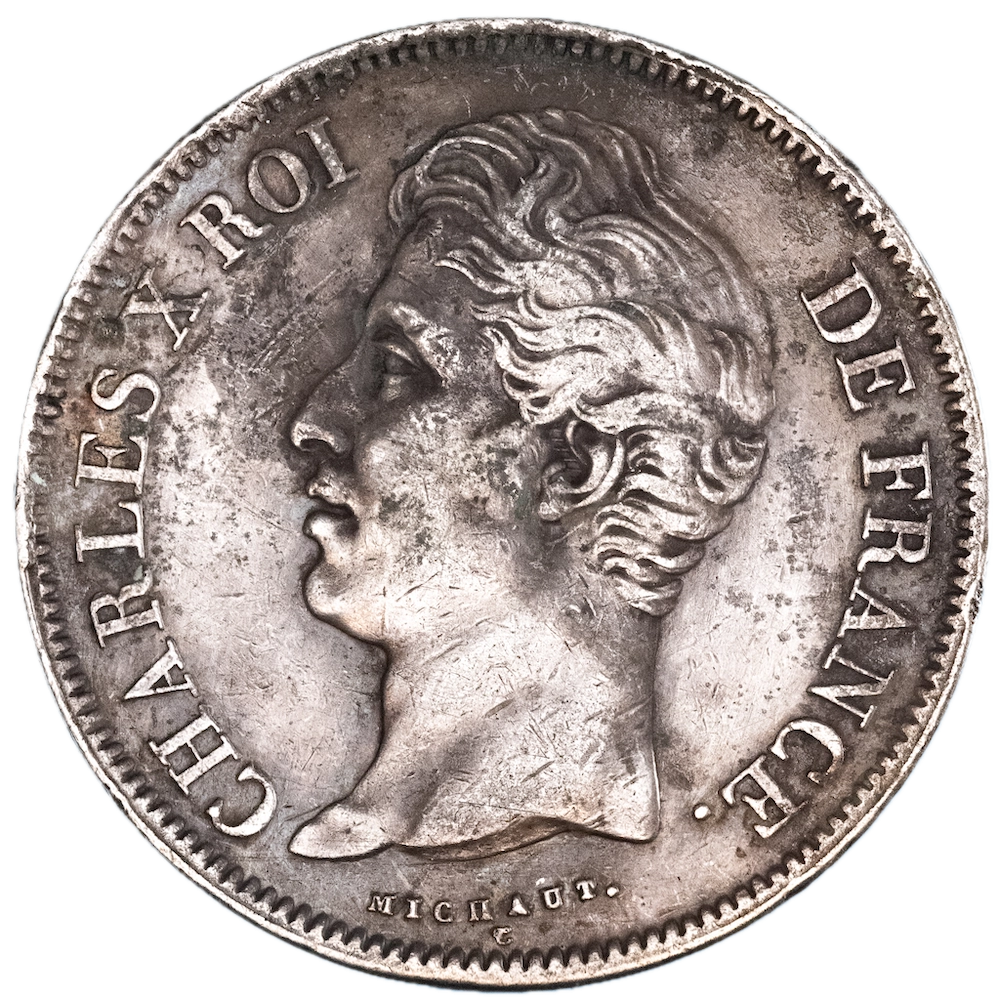 Coin: Charles X-5 Francs 1830 Rouen
