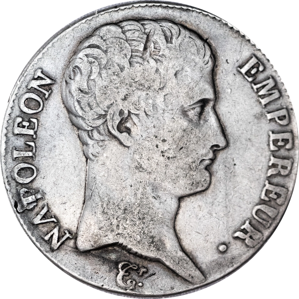 First Empire 5 francs Napoleon the 1st year 13 Toulouse