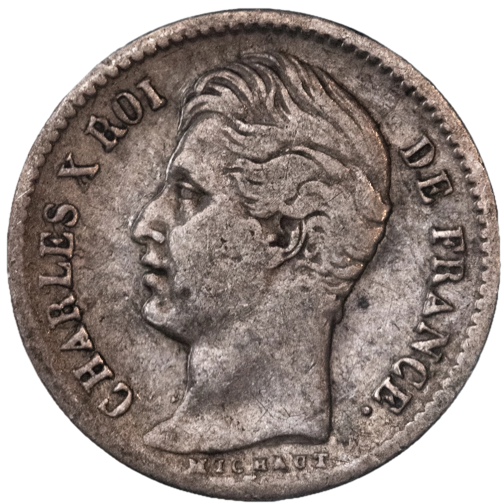 Restauration - Charles X - Quarter of franc- 1828 - Paris