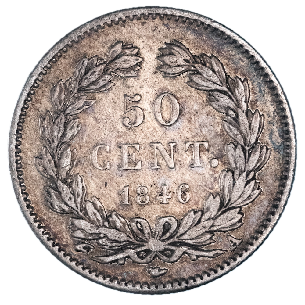 Restored monarchy - 1/2 Franc Louis Philippe 1846 Paris