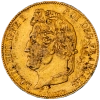 Restored Monarchy- 20 Francs Gold Louis-Philippe 1844 Lille