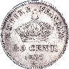 Second Empire - 3 x 20 centimes Napoléon III, tête laurée 1867 A