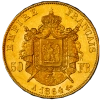 Second-Empire-50 Francs Napoleon the Third laureated head 1864 Paris