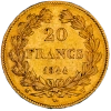 Restored Monarchy- 20 Francs Gold Louis-Philippe 1844 Lille