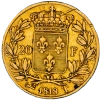 Restored monarchy - 20 Francs gold Louis XVIII 1818 Nantes