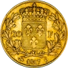 Restored Monarchy - 20 Francs Louis XVIII 1817 Perpignan