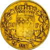 Restored monarchy - 20 Francs gold Louis XVIII 1817 Bayonne