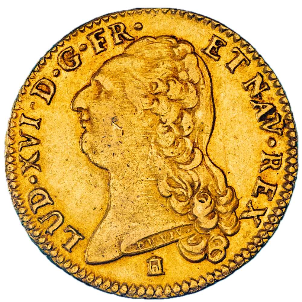 Coin: Louis XVI-Double louis d'or aux écus accolés 1786 Bordeaux