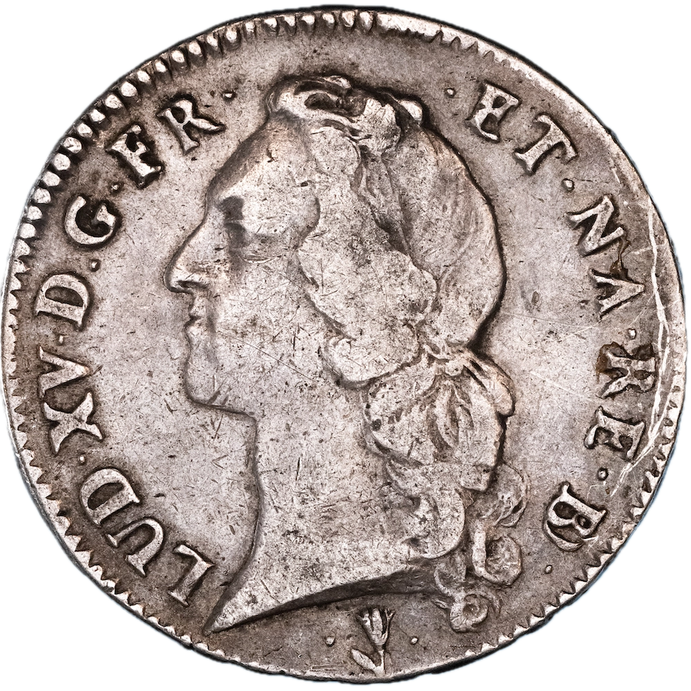 Clone : Louis XV Écu de Bearn au bandeau 1755 Pau