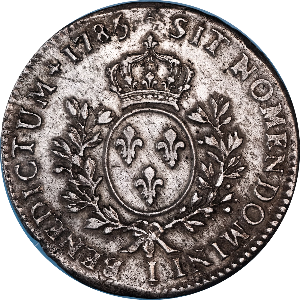 Coin: Louis XVI - Écu with olive branches from Béarn, 1785 Limoges