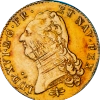Kingdom of France - Double Golden Louis With shields attached 1787 Lyon