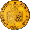 Kingdom of France - Double Golden Louis With shields attached 1787 Lyon