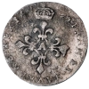 Pièce de monnaie : Louis XIV-Quatre sols à la croix formée de lis - 1675 - Paris