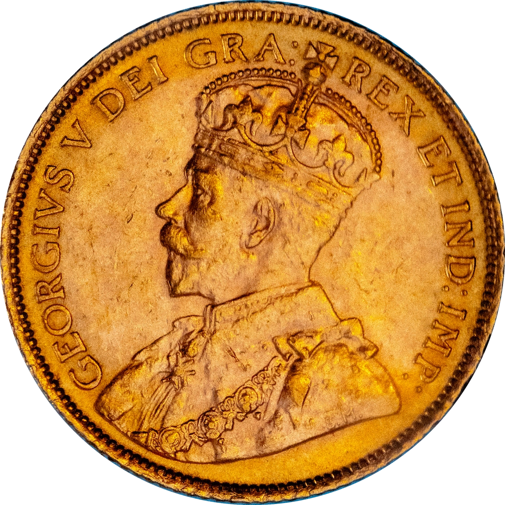 Canada 5 dollars Georges V 1914 Ottawa