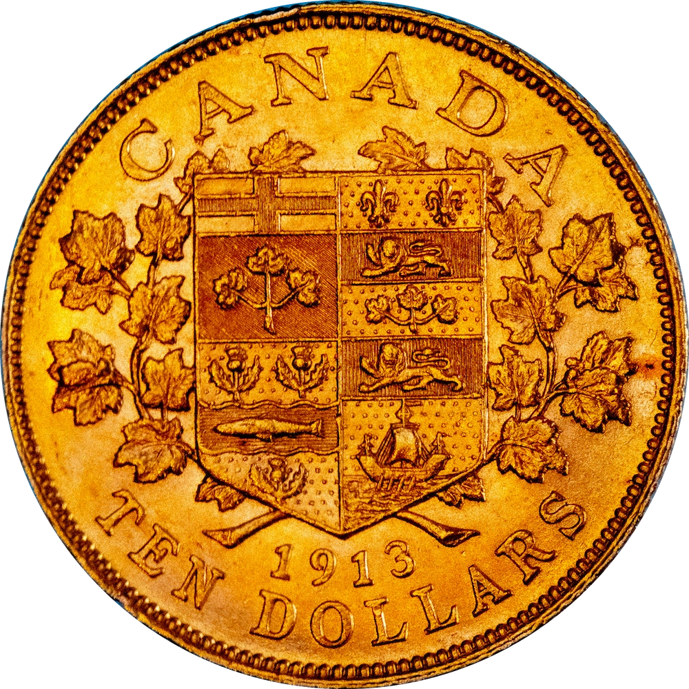 Canada 10 dollars Georges V 1913 Ottawa