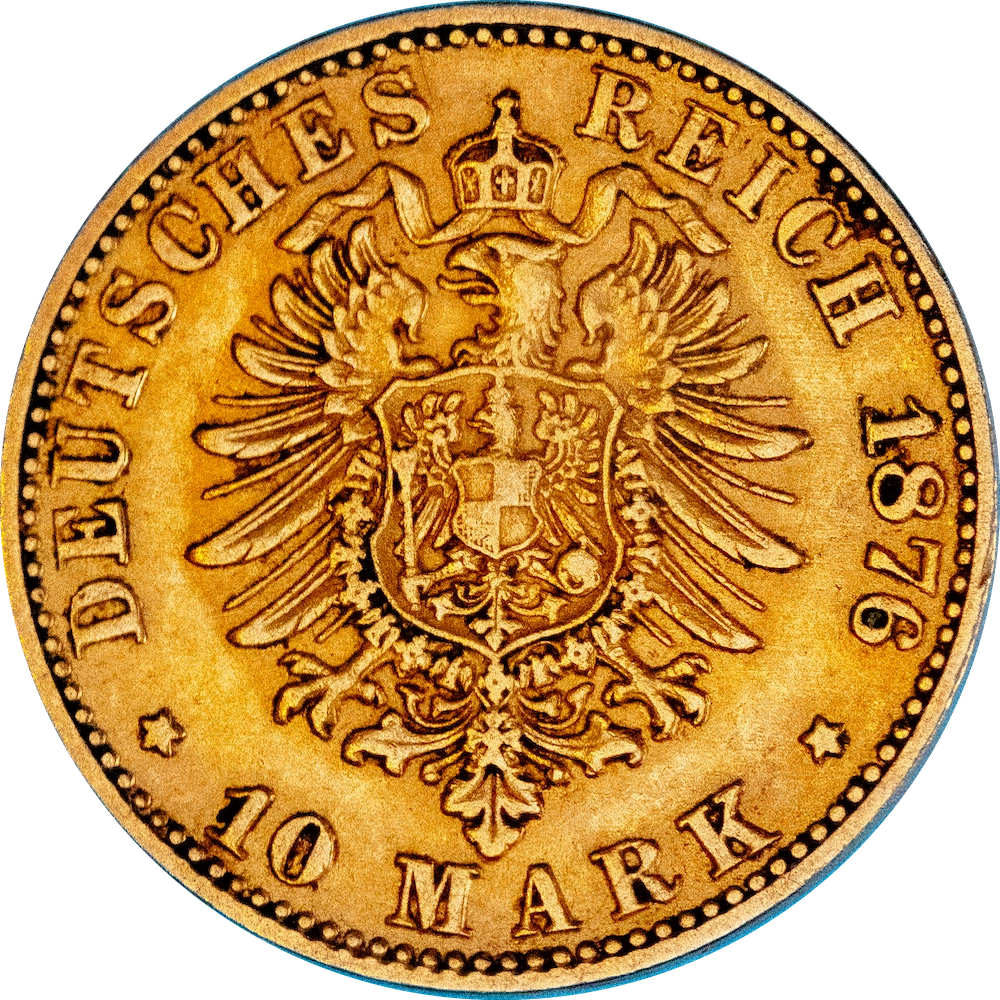 Germany - Baden - 10 marks - Frederick I - 1876 Karlsruhe