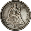 Pièce de monnaie : Seated Liberty Half Dimes 1870