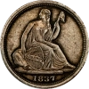 Coin: Seated Liberty Half Dimes 1837