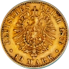 Germany - Baden - 10 marks - Frederick I - 1876 Karlsruhe