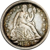 Coin: Seated Liberty One Dime 1853