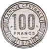 Cameroun Essai 100 francs Antilopes 1972 Paris