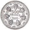 Afrique de l'Ouest - Essai de 500 francs union monétaire 1972 Paris