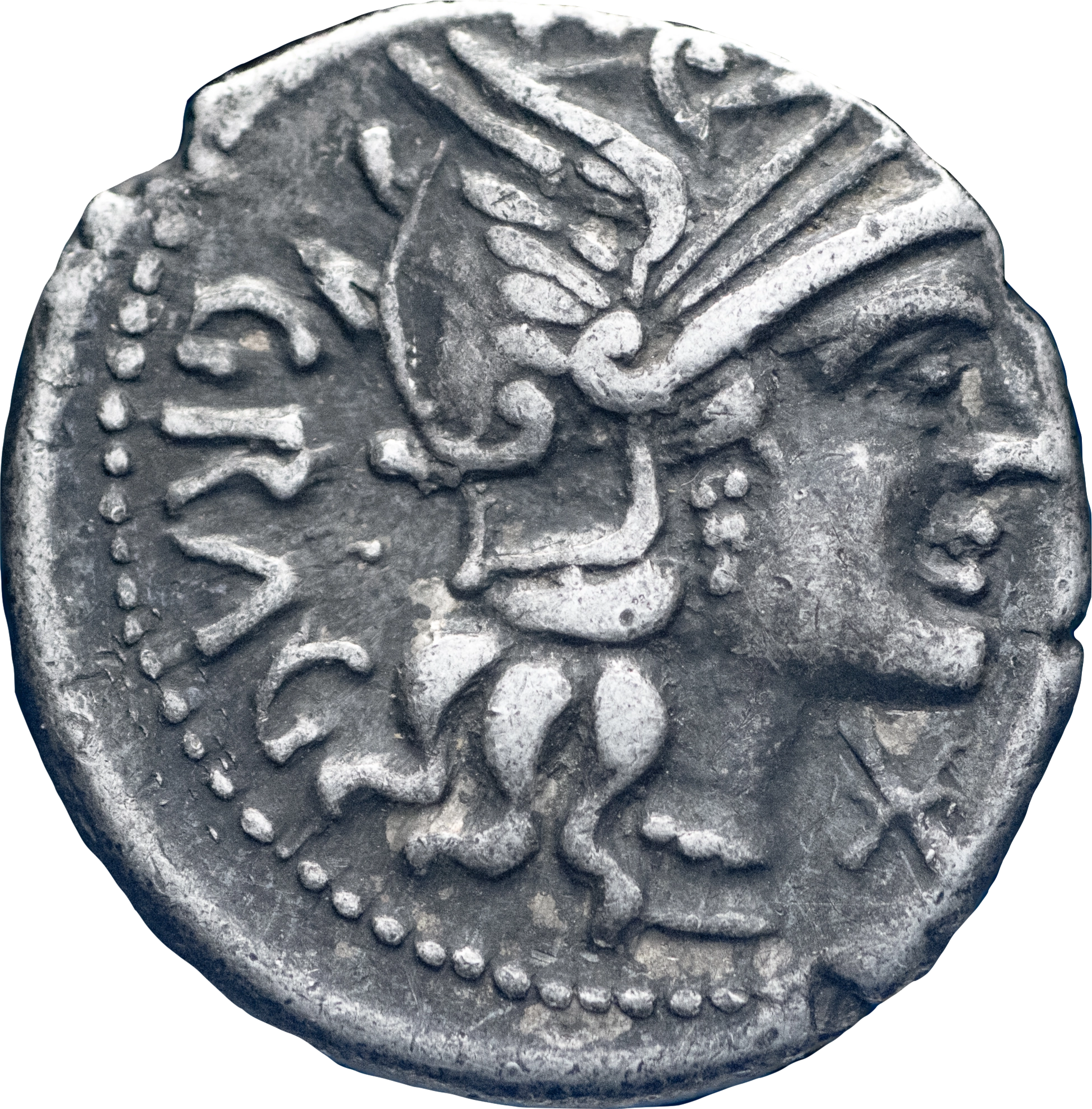 Roman Republic Antestius Denarius c. 136 BC, Rome