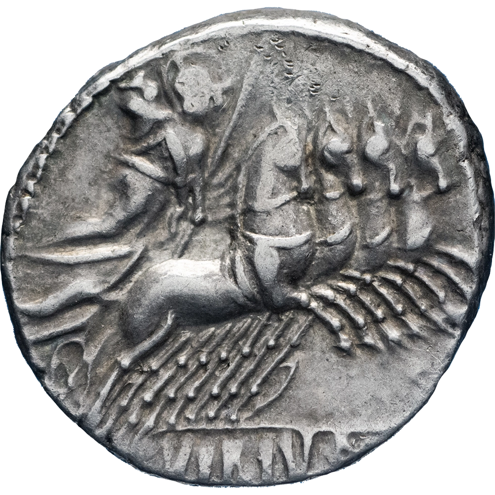 Roman Republic Vibius Pansa Denarius c. 90 BC, Rome